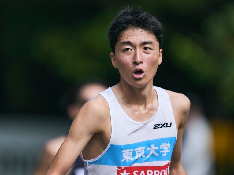 昨年、長距離種目の東大記録を軒並み塗り替えた秋吉。今年も連合チームがあれば箱根路を駆けた可能性が高かった　©Yuki Suenaga