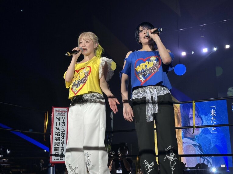 試合後には安納＆なつぽいのライブも