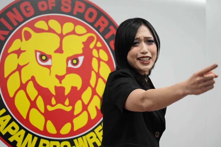 新日本プロレス「1.4」東京ドーム大会に出場が決まっている上谷沙弥　©Essei Hara