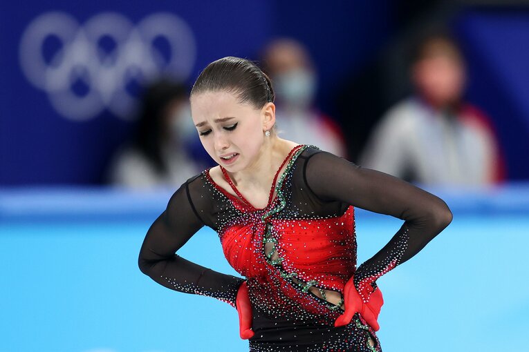 15歳で出場した北京五輪ではドーピング騒動の渦中に…　©Getty Images