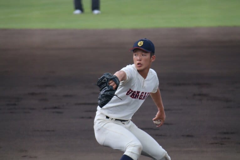 【今夏の様子】決勝…2番手で登板した佐々木投手　©Yuki Kashimoto