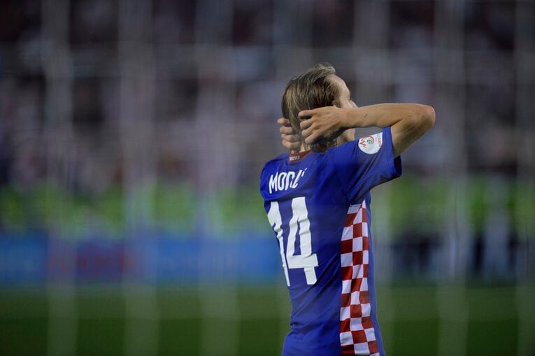 2008年のモドリッチ　©Takuya Sugiyama