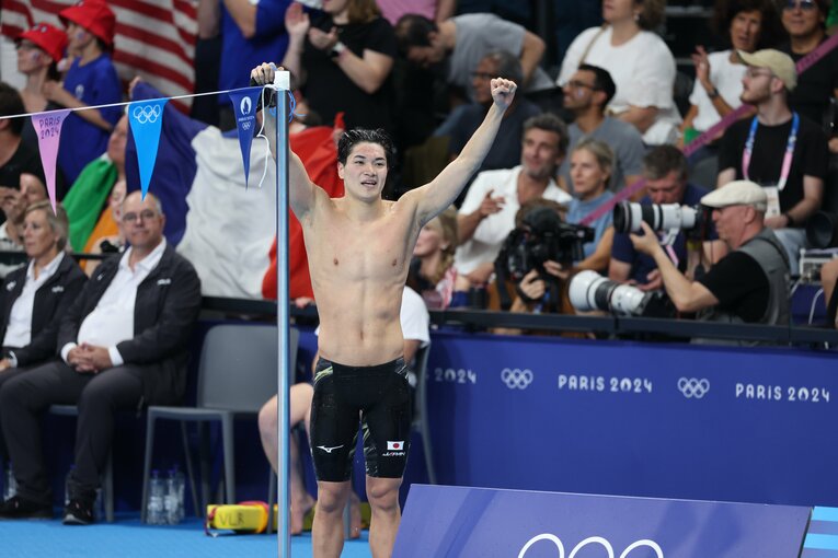 銀メダルを獲得した18歳の新鋭・松下智之　©Ryosuke Menju/JMPA