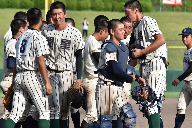 開星高校時代の田部隼人。甲子園出場はならずも「大型ショート」として評価された　©Kota Inoue