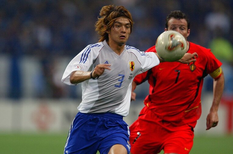 2002年の松田直樹　©Sports Graphic Number