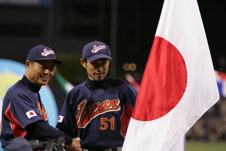 2006年第1回WBC優勝、王貞治（左）とイチロー　©︎Naoya Sanuki