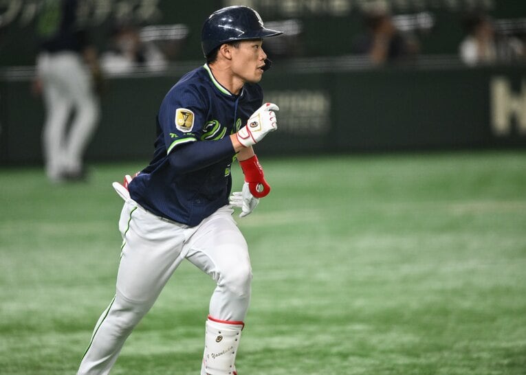 ヤクルト塩見（2022年撮影）　©Nanae Suzuki