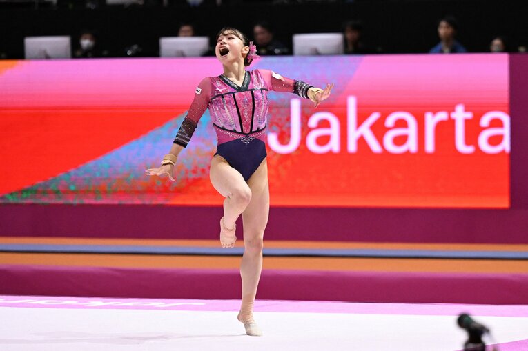 抜群の修正力が、金メダルを生んだ　©JIJI PRESS