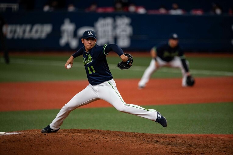 7回を1失点に抑えたヤクルト奥川　©️Nanae Suzuki