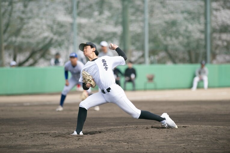 愛知県立高蔵寺高校のエースだった芹澤。メジャー球団も興味を示したが、今春に進んだのは社会人野球のヤマハだった ©Kota Inoue