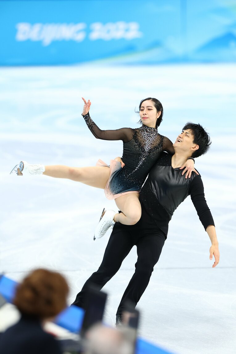 全員が完璧な演技をする中、ショートとフリーどちらも自己ベストを更新してみせたのが、三浦・木原ペアだった　©JMPA