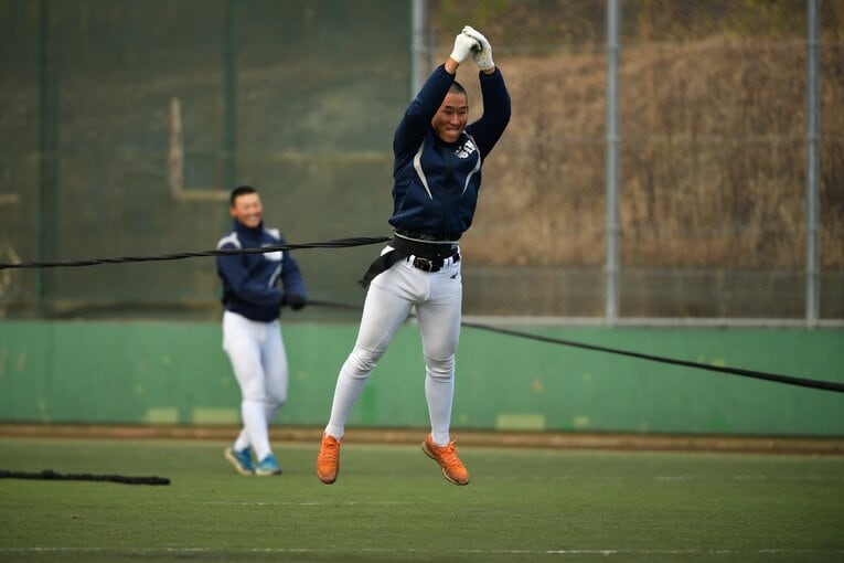 大阪桐蔭の練習風景（2022年）　©︎Hideki Sugiyama