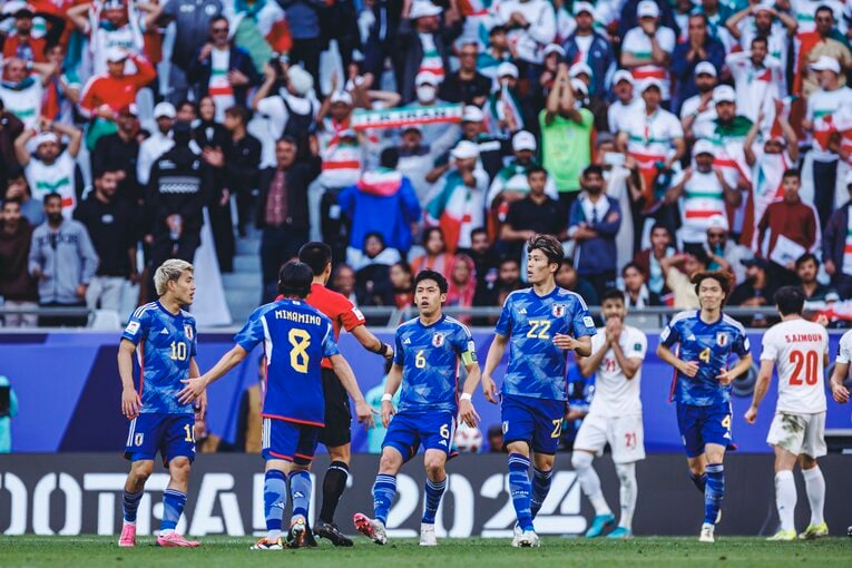 イラン戦後半は完全に劣勢となった©Kiichi Matsumoto