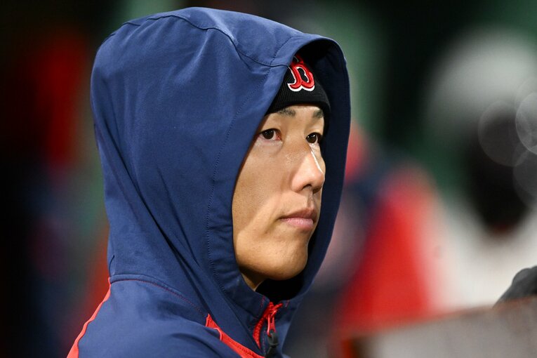 現在、負傷者リスト入りしているレッドソックス吉田正尚　©︎Getty Images