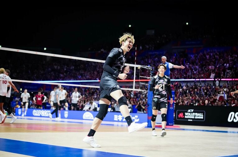 小野寺太志（VNLカナダ戦）©Volleyball World