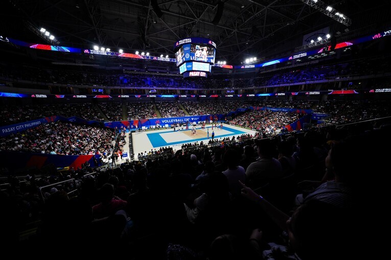 VNLオランダ戦　©︎Volleyball World