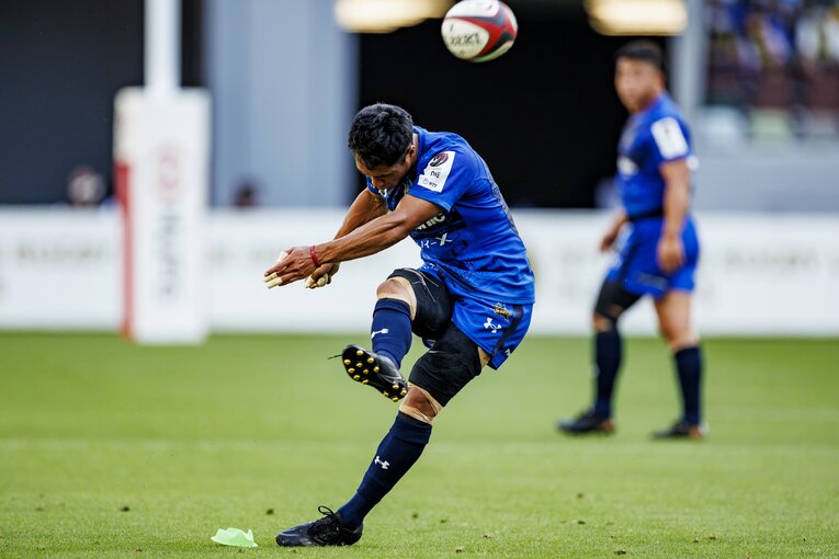 埼玉ワイルドナイツ・SO山沢拓也　©︎Kiichi Matsumoto