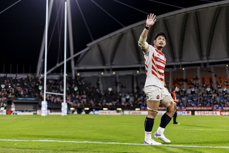 観客に手を振る姫野和樹　©︎Kiichi Matsumoto