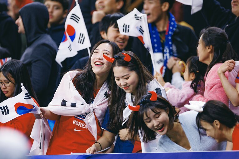 韓国人サポーター　©︎Kiichi Matsumoto