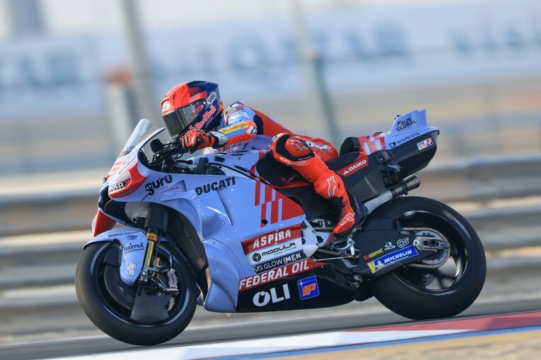 開幕戦カタールGPでのマルケスの走り　©Satoshi Endo