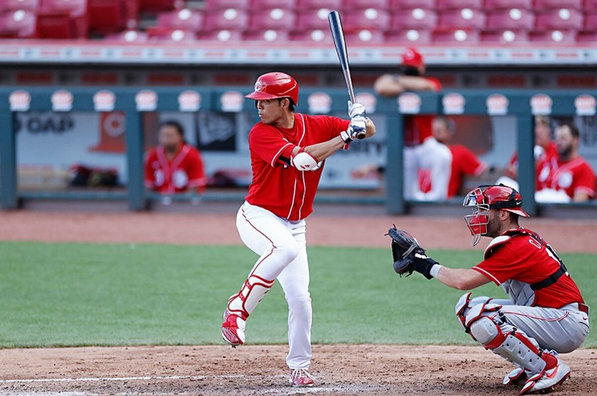 秋山翔吾選手　レッズ時代着用　2XUノースリーブ レッズ秋山翔吾は変化を恐れない。未知の世界を勝ち抜くために。（2／2