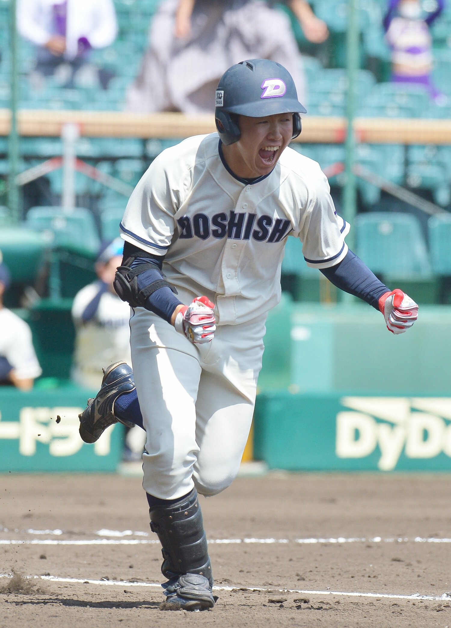 同志社大3年時には5割超という驚異的な打率でリーグ首位打者を獲得。それでも引退の決断は潔かった　©Sankei Shimbun