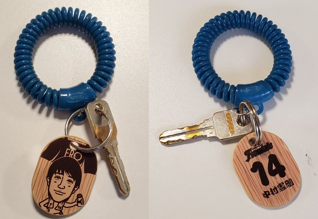 この日は偶然にも14番のロッカーを引き当てた　©︎Takashi Kumazaki