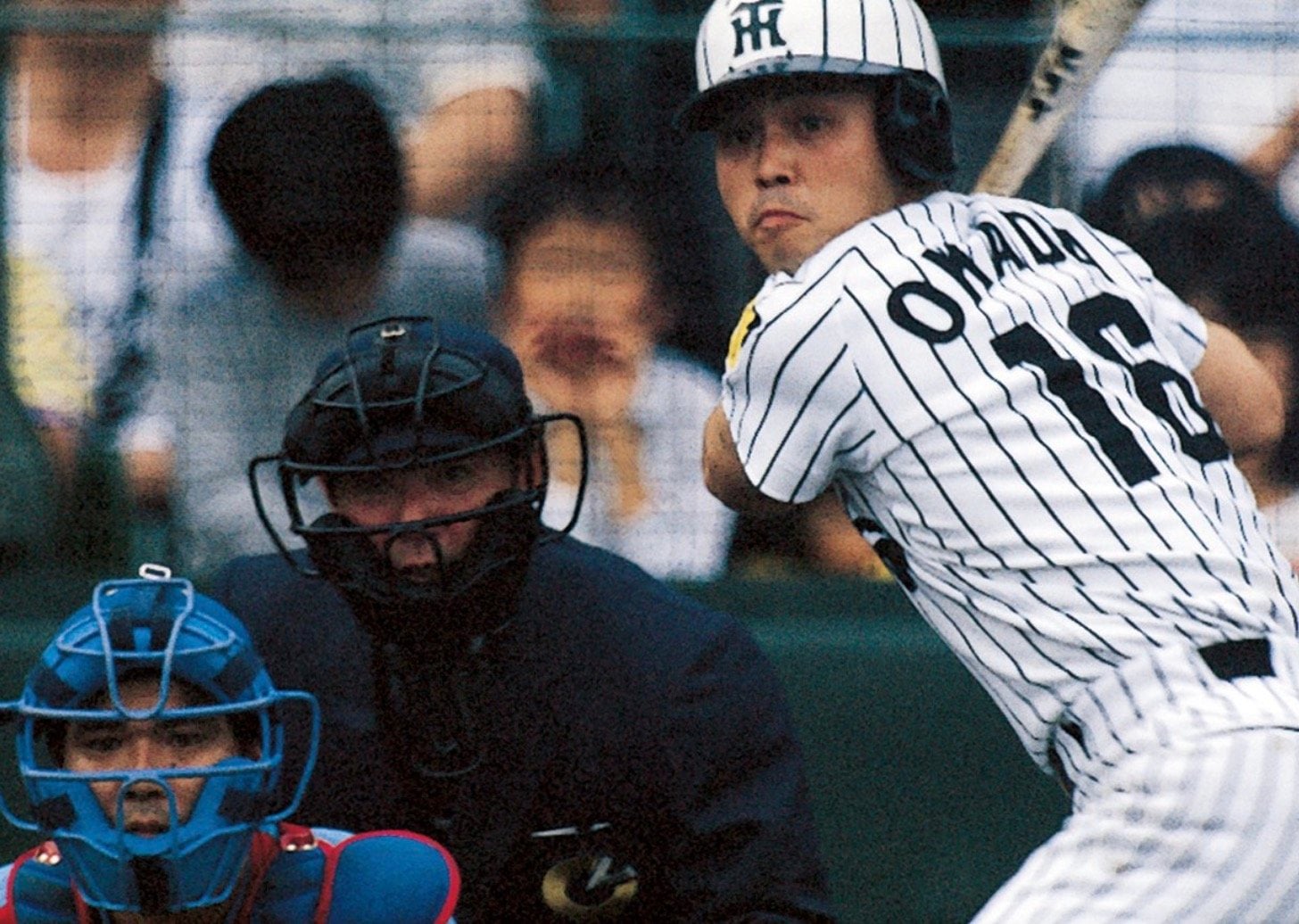 岡田彰布（おかだ・あきのぶ）／1957年11月25日生、大阪府出身。北陽高、早大を経て'80年にドラフト1位で阪神に入団。'85年の日本一に貢献。'94年にオリックスに移籍し、翌年引退。阪神通算打率.277、245本塁打、822打点、1485安打。2023年に監督として阪神を日本一に導く。現在は阪神オーナー付顧問　©Bungeishunju