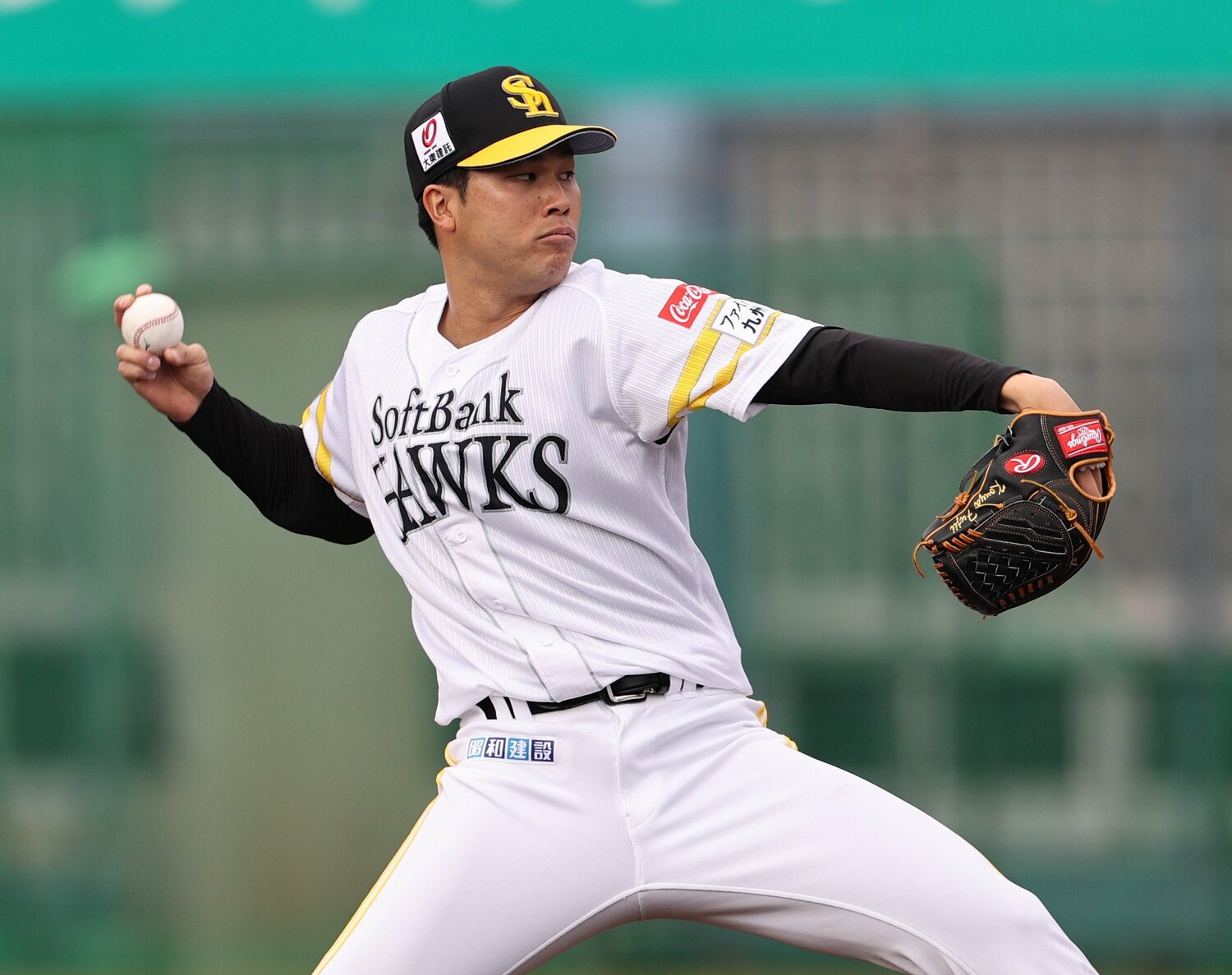 先発転向したソフトバンクの藤井　©JIJI PRESS