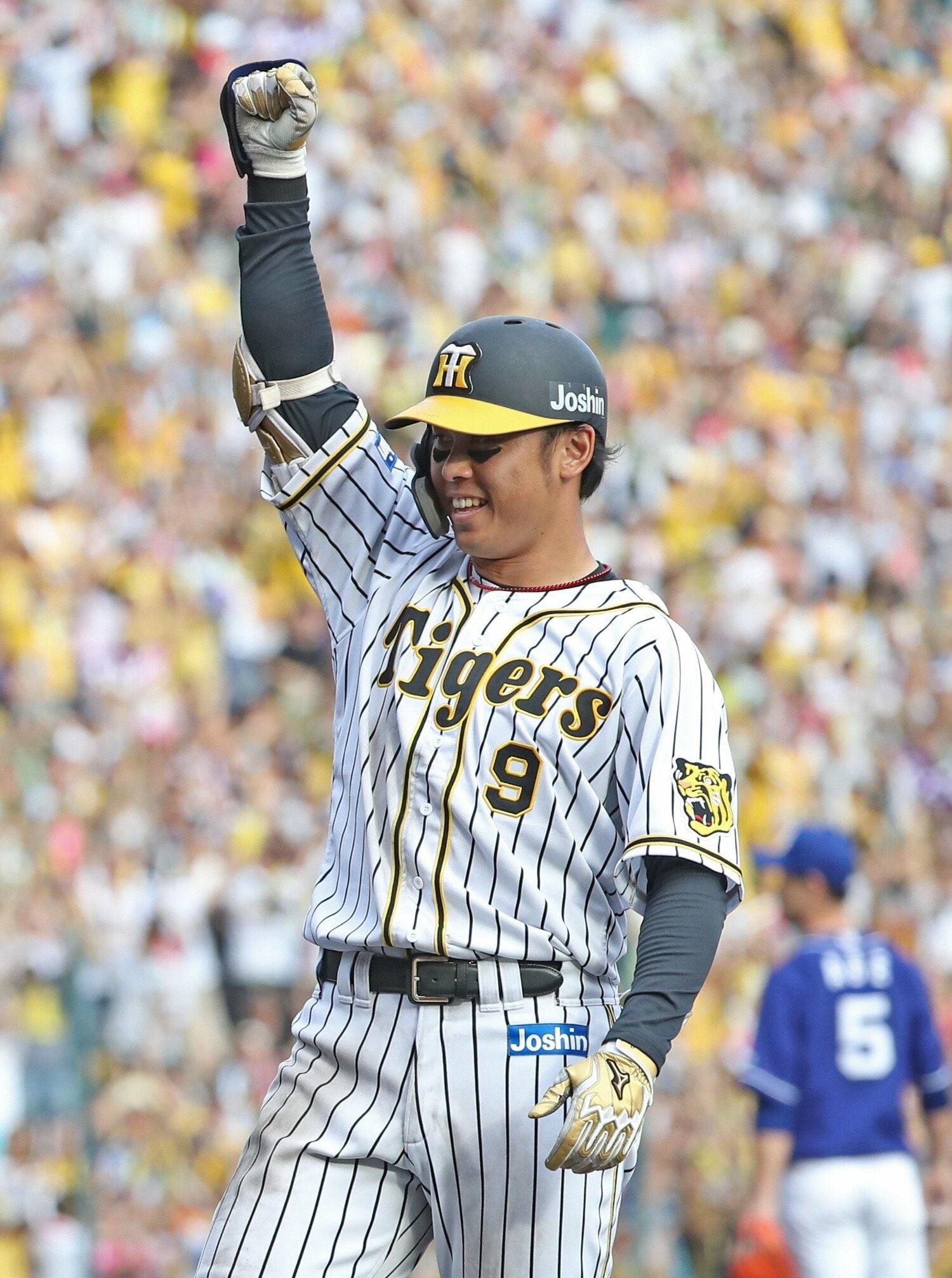 阪神時代の高山。NPB復帰を目指す挑戦は続く　©JIJI PRESS