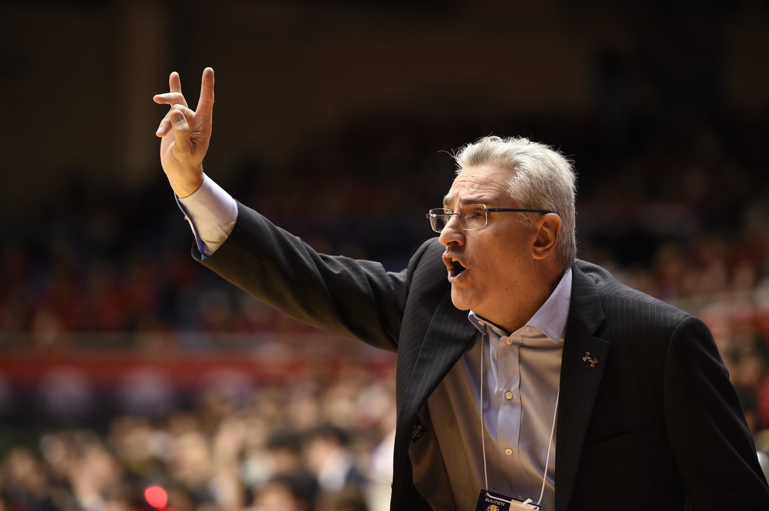 日本代表を率いるフリオ・ラマスHC©Naoya Sanuki