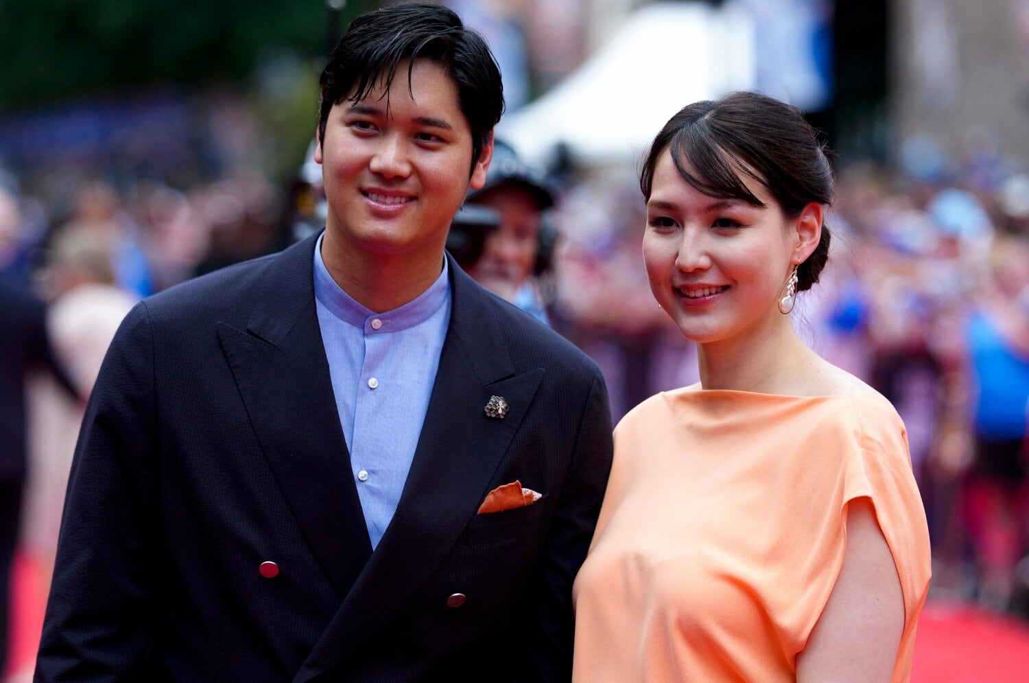 大谷翔平のオールスター舞台裏に“ある変化”「家族と一緒もそうですし…」真美子夫人とのレッドカーペットに新要素、新人投手は「ショウヘイに挨拶しないと」＜Number Web＞ photograph by Getty Images
