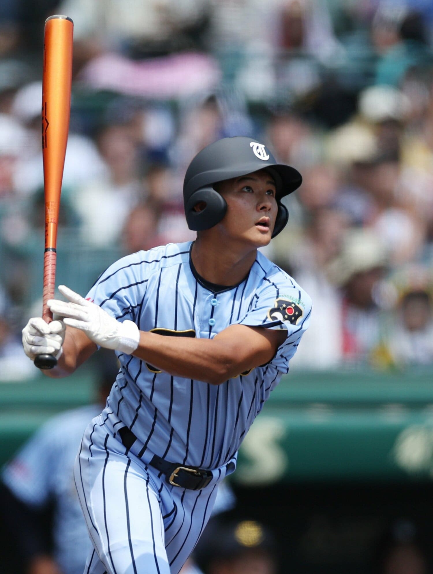 ８回表には柴田元気が今大会第１号となるソロ本塁打も放った　©JIJI PRESS