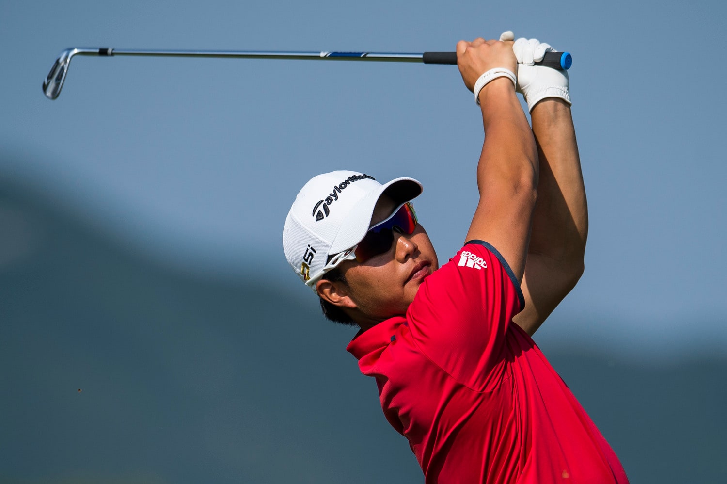 海外でプレーしていた早藤将太キャディ　©Getty Images