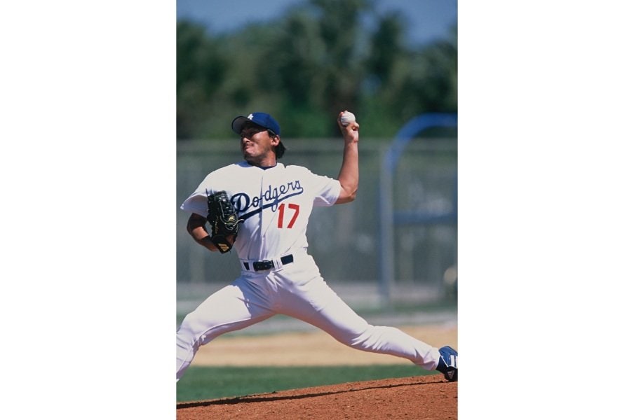 ドジャース時代の石井一久©Kazuaki Nishiyama