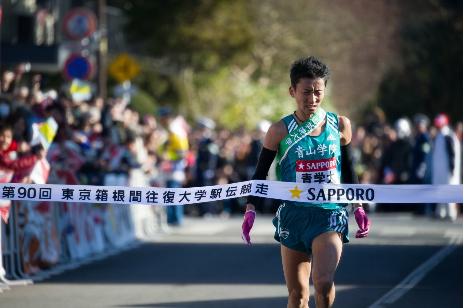 2014年の箱根駅伝は総合5位だった ©Nanae Suzuki