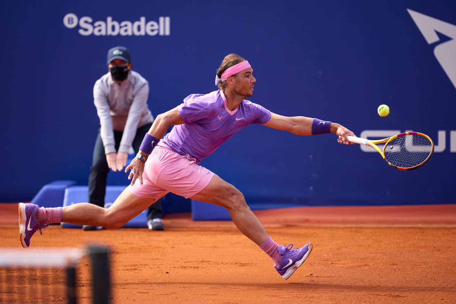 一時は錦織に追い込まれるも、好プレーでしのぎ切ったナダル　©Getty Images