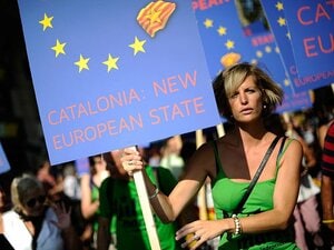 大統領はグアルディオラ？カタルーニャ独立の熱気。～カンプノウで起きた政治活動～