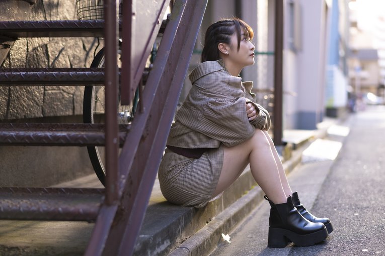 “リングの妖精”なつぽいの私服姿