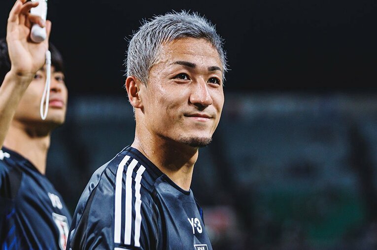 前田大然は、日本代表だと試合途中から出場するケースが多い。この序列について、セルティックを追う英国人記者はどのように考えているか ／ photograph by Kiichi Matsumoto
