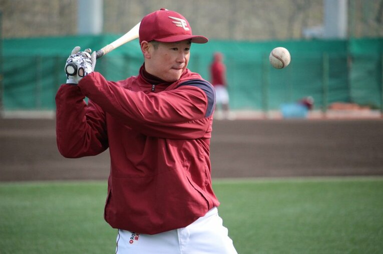 古川翔輝コーチ／東北楽天リトルシニア ／ photograph by Yu Takagi