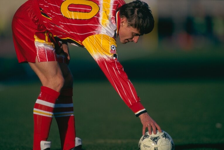 プレースキックの精度も天下一品だった　©Sports Graphic Number