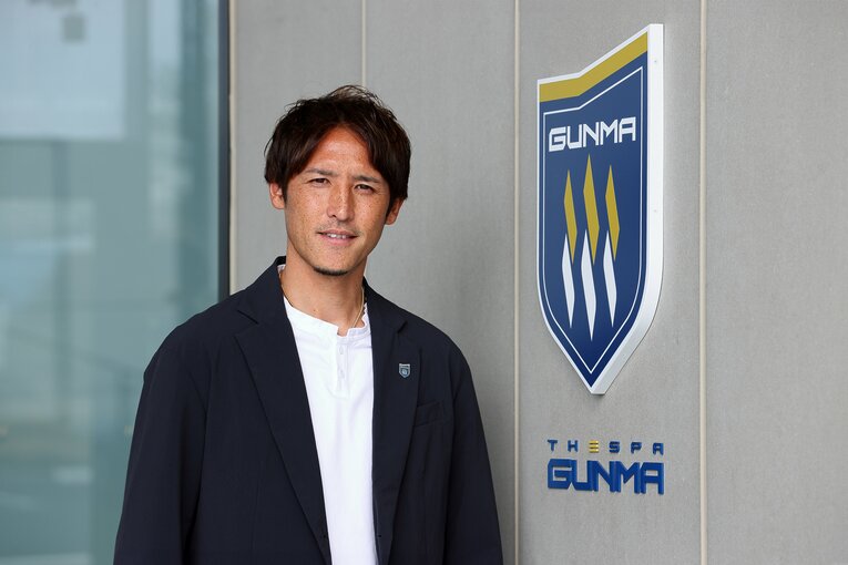 来年2月1日付けでザスパ群馬の代表取締役社長代行兼GMへの就任が決まった細貝　©︎Shigeki Yamamoto