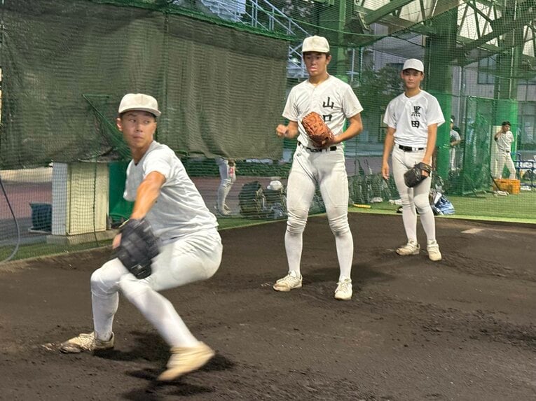 「まるで山本由伸」林将輝16歳の投球フォーム　　©Yuji Yanagawa