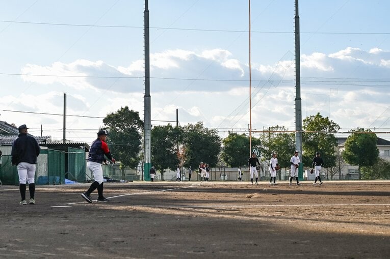 現在の智弁学園の練習風景　©︎Nanae Suzuki