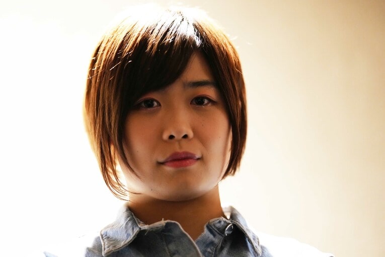 取材に応じるMIRAI