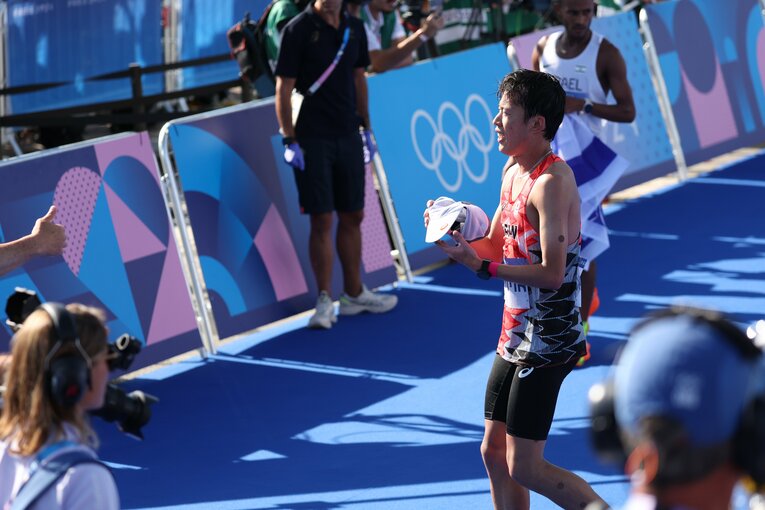 レース後の小山直城（23位）　©Ryosuke Menju/JMPA