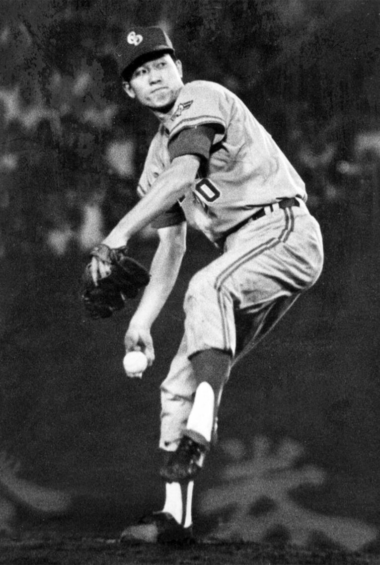 権藤博の投球フォーム　©Sankei Shimbun