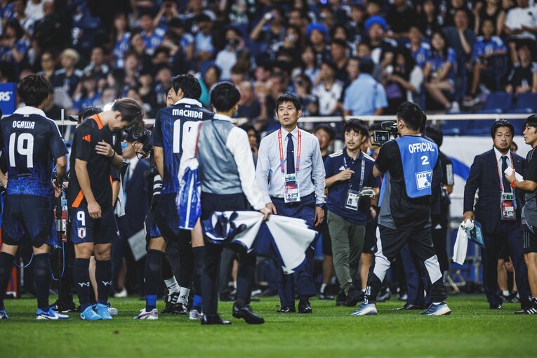 森保一監督（2024年W杯アジア最終予選・中国戦）©︎Kiichi Matsumoto
