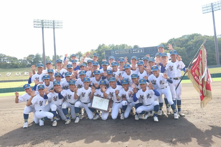 7年ぶりとなる東北大会優勝を決めた福島・聖光学院　©Genki Taguchi